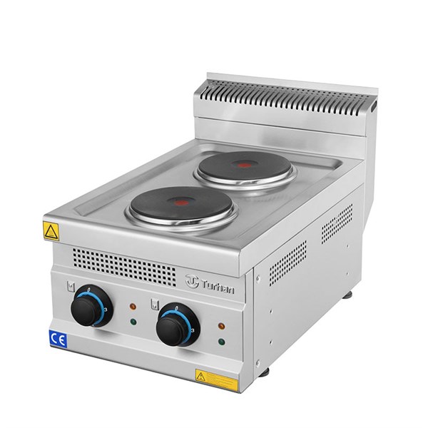 Turhan Çelik TC.6OCE400 2'li Elektrikli Ocak 400x630x300