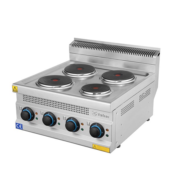 Turhan Çelik TC.6OCE600 4'lü Elektrikli Ocak 600x630x300