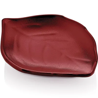 Biradlı Brd-14027 Açık Büfe Sunum Yaprak Minimal 11,4X8,6X2 Cm Kırmızı