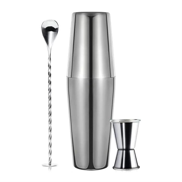 VOSCO VB-KB3 Üç Parça Boston Shaker Set 750 ML