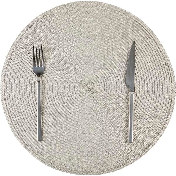 Biradlı Brd-1841 Amerikan Servis Yuvarlak Pvc Bej 38Cm